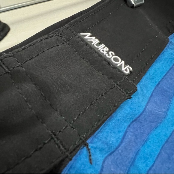 Maui & Sons Men’s 32 Blue Swimming Board Shorts R9 - Picture 6 of 9